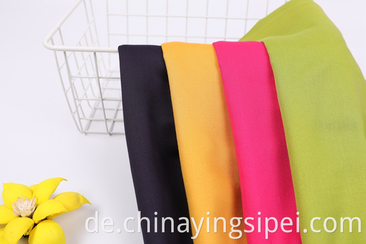 Popular modern design soft dyed rayon satin fabric